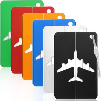 Addatag 人工皮革製荷物タグ 2個セット